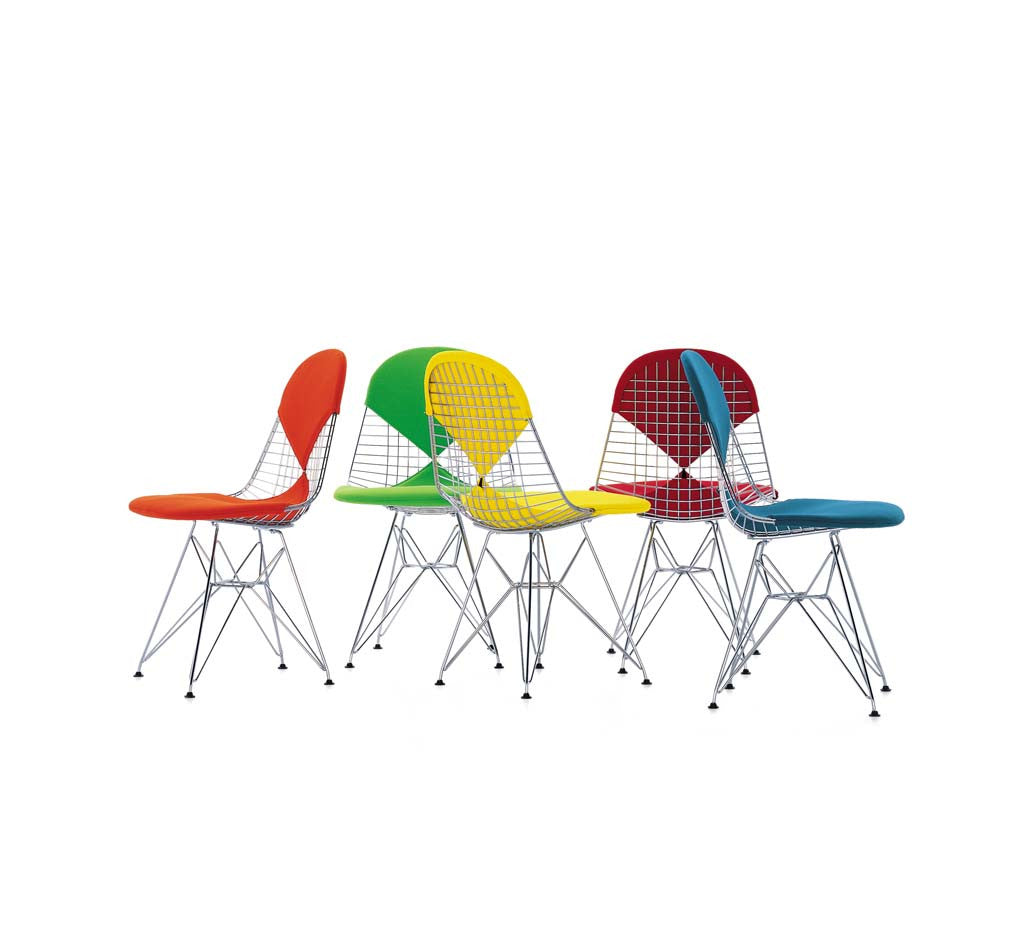 Eames DKR-2 Wire Chair, colours