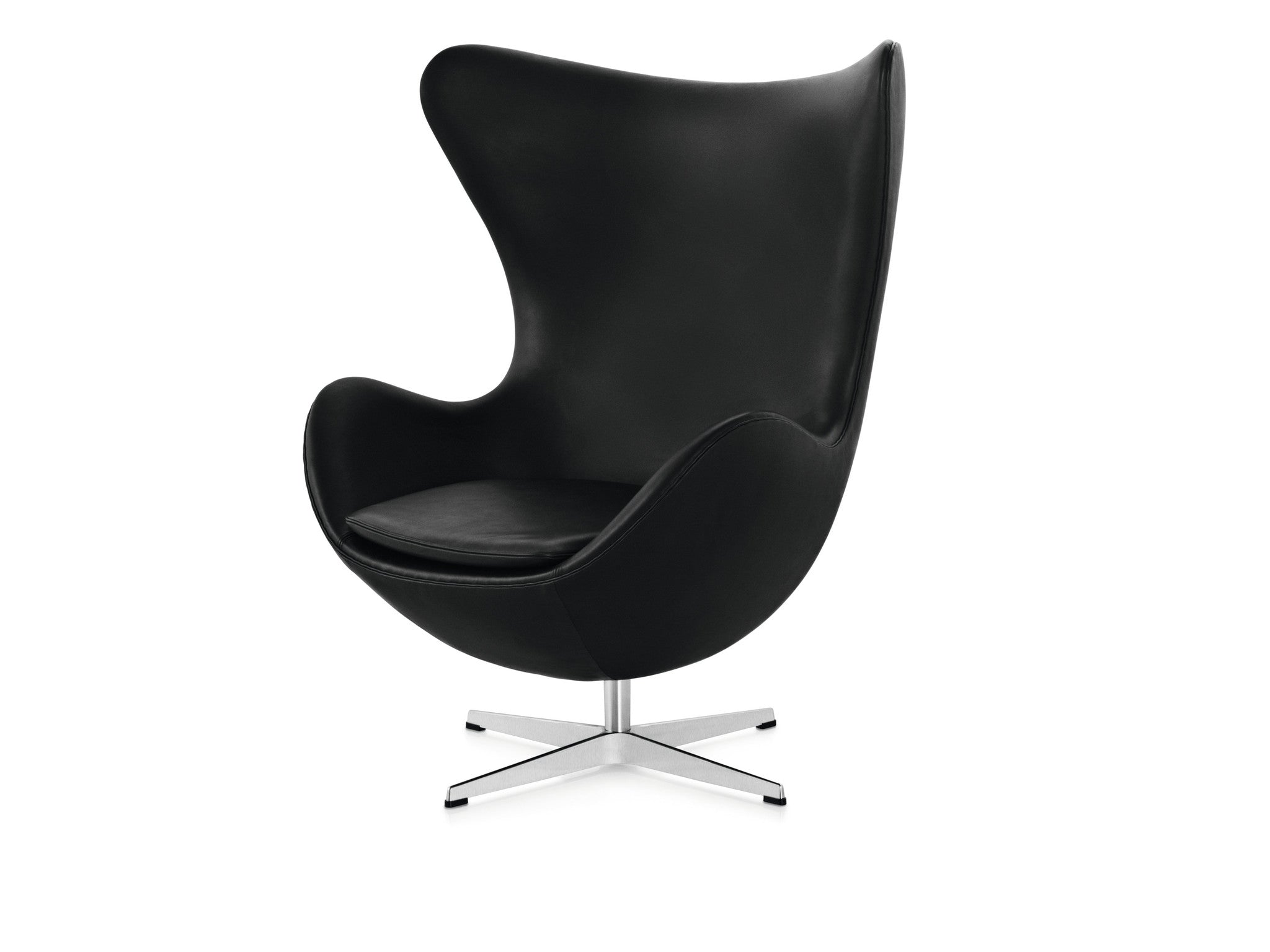 Arne Jacobsen Egg chair, black leather