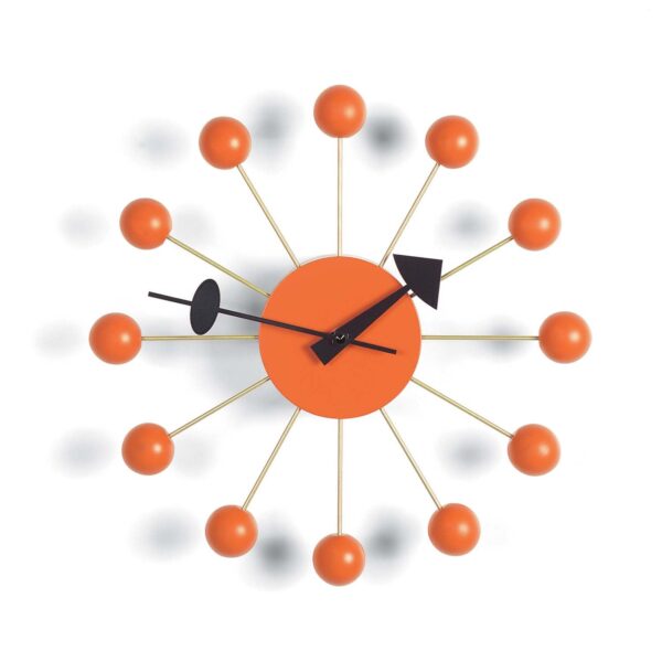 Nelson Ball Clock, orange 