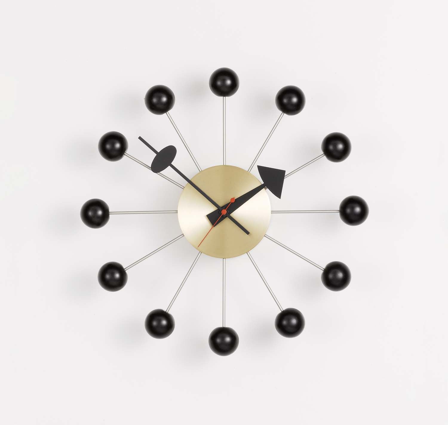 Nelson Ball Clock, black