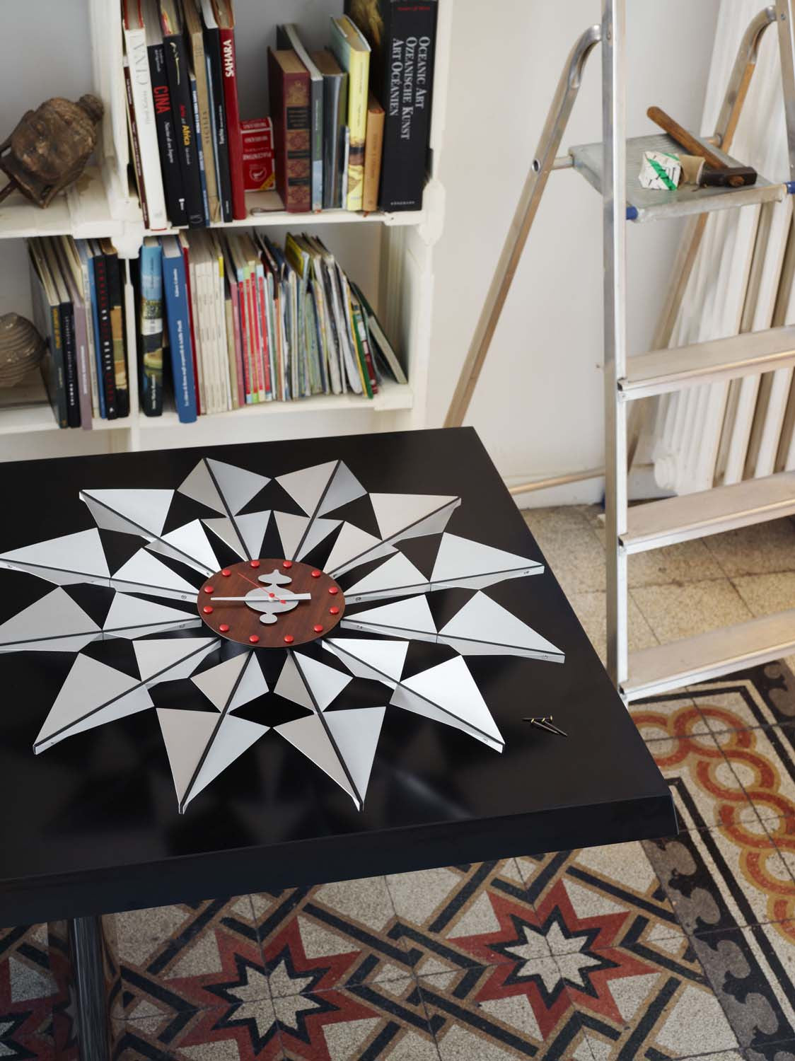 Flock of Butterflies Clock