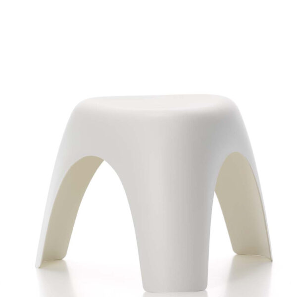 Yanagi Elephant Stool in white