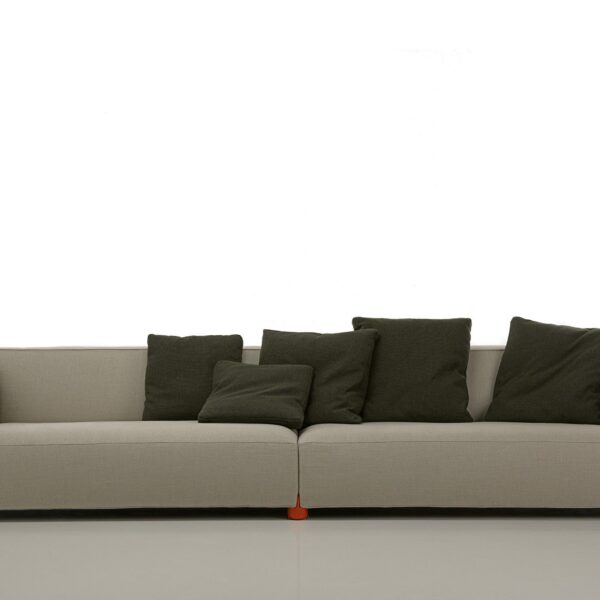 Barber & Osgerby 4 seat sofa grey beige