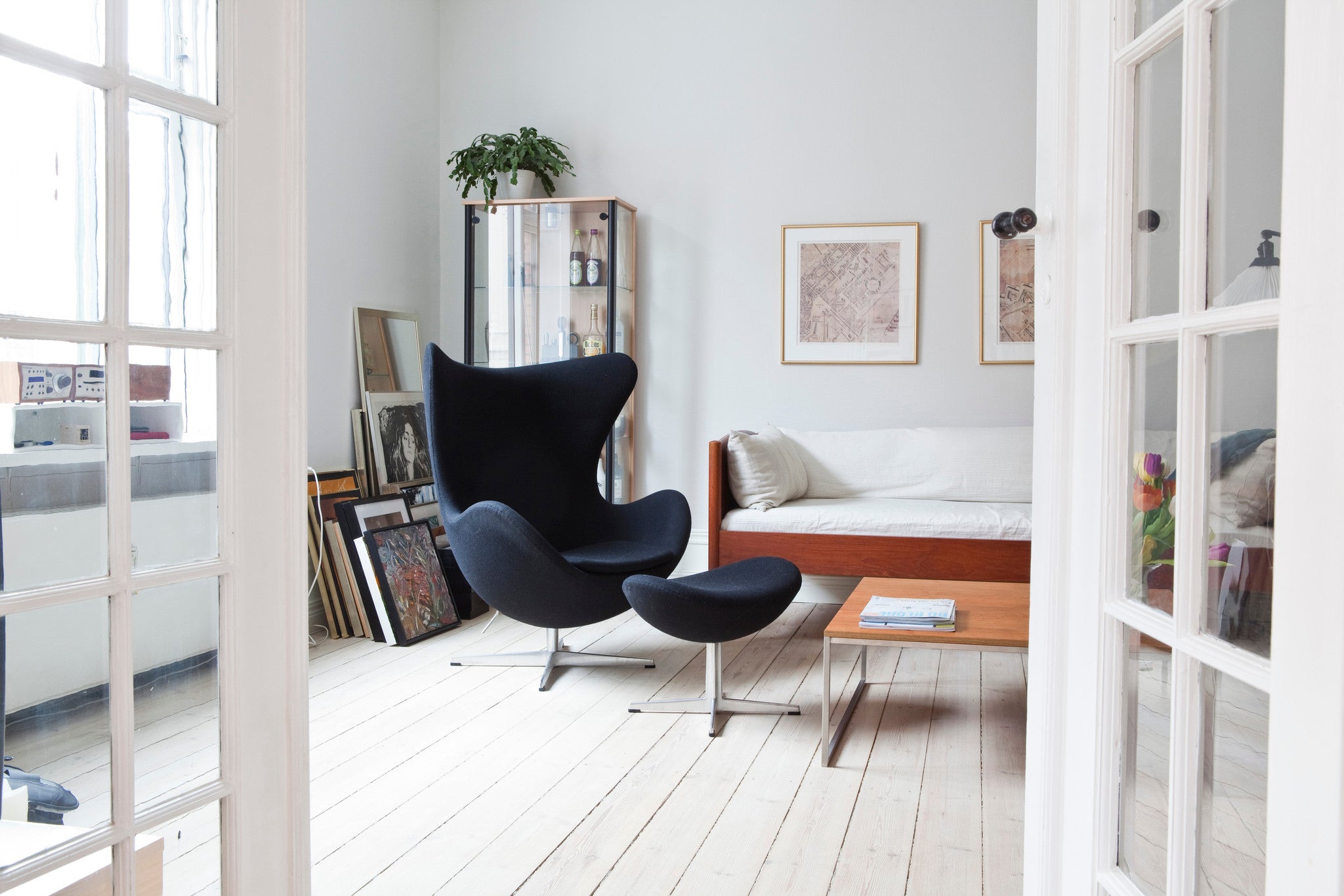 Egg Chair and Foot Stool Egg Chair and Foot Stool