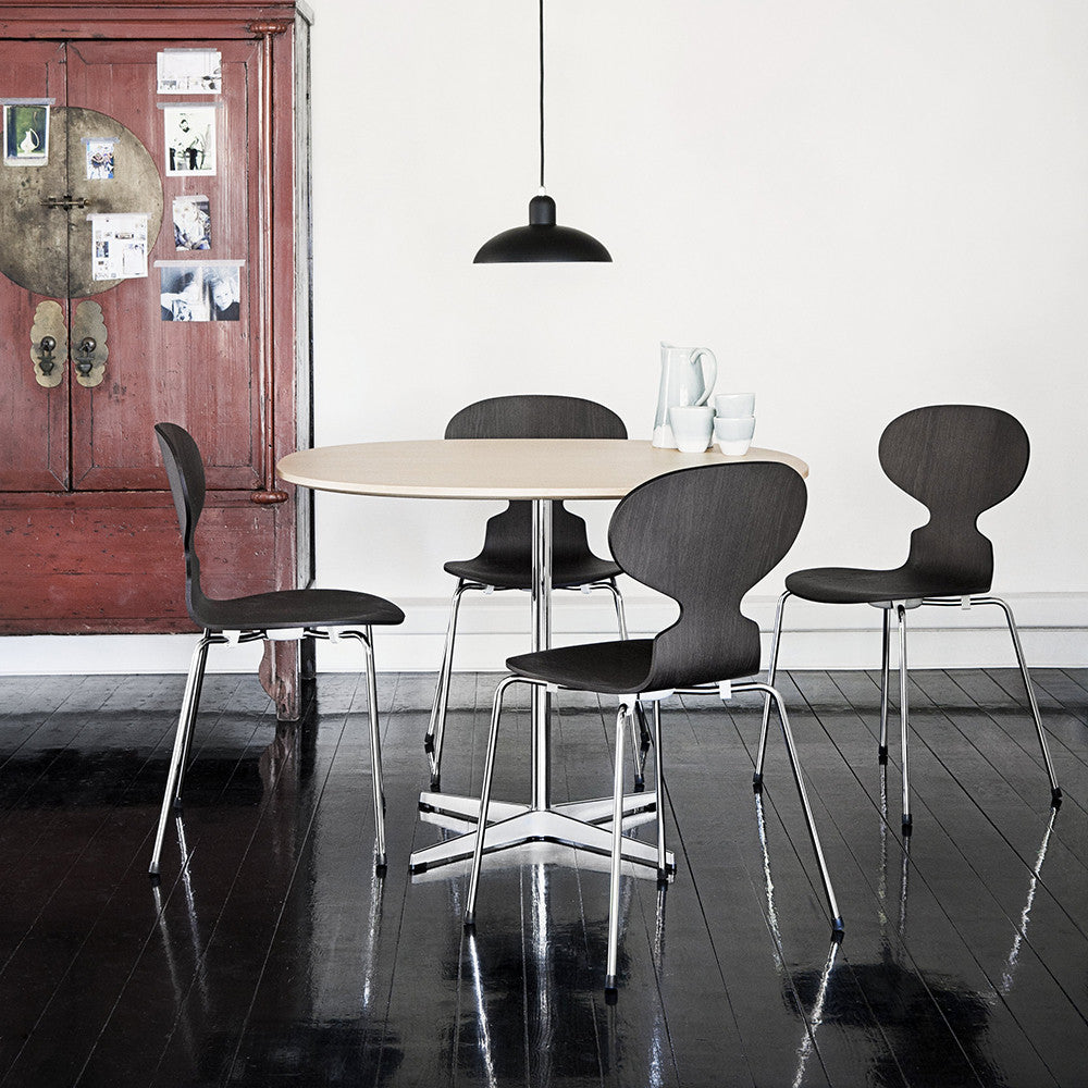 Fritz Hansen Kaiser Idell - 6631-P Pendant Lamp and Ant chairs
