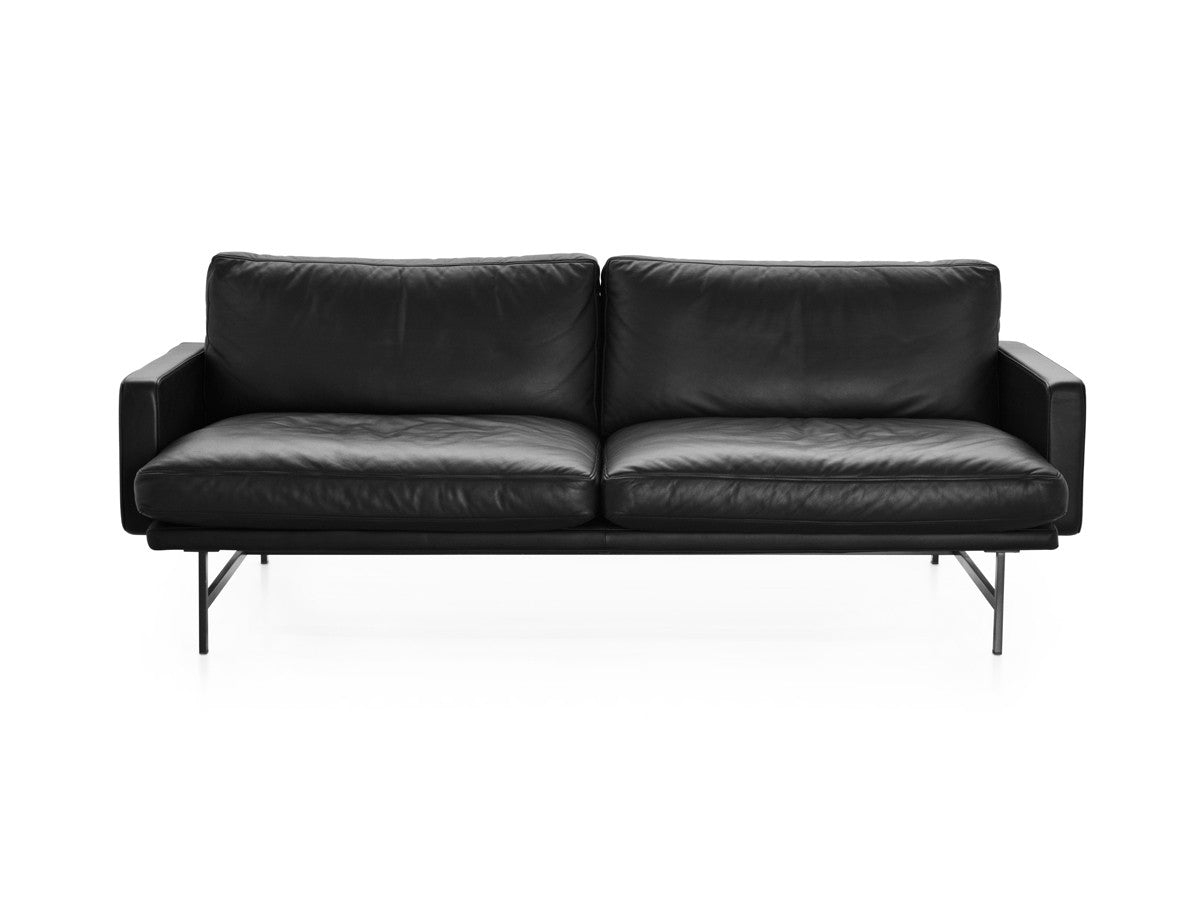 fritz-hansen-lissoni-2-seater-sofa-black leather