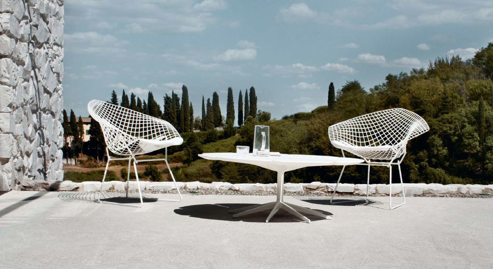Bertoia Diamond Armchair Outdoor