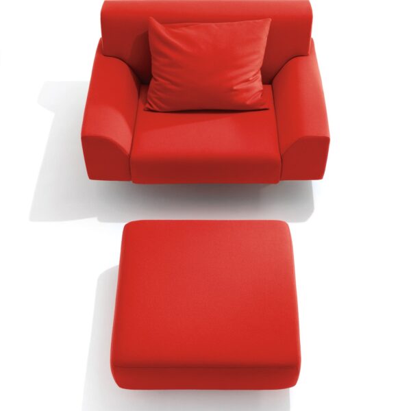 Boeri Lounge Chair, red