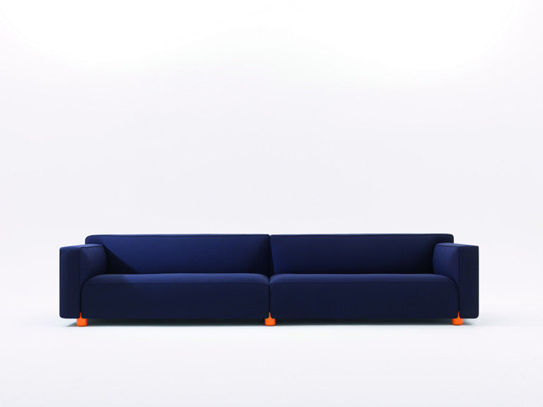 Barber & Osgerby 4 seat sofa dark blue