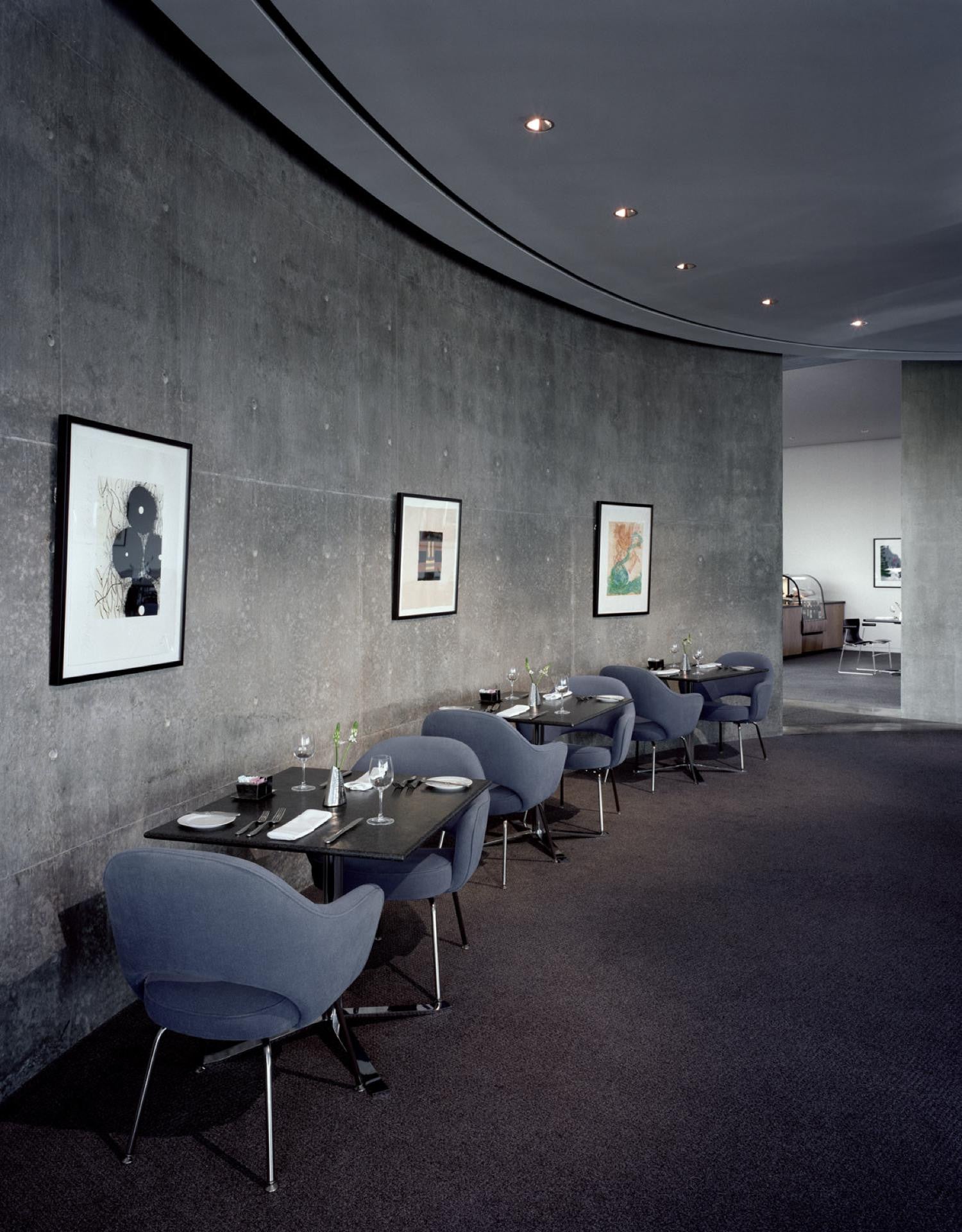 Saarinen Conference Armchair grey blue Saarinen Conference Armchair grey blue