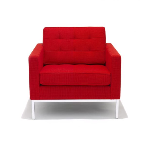 Florence Knoll Lounge Chair, red