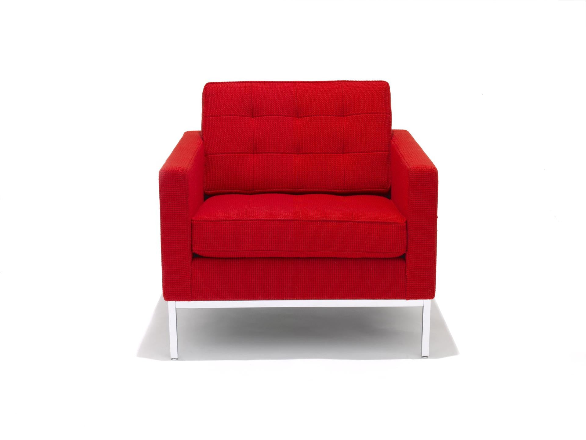Florence Knoll Lounge Chair, red Florence Knoll Lounge Chair, red
