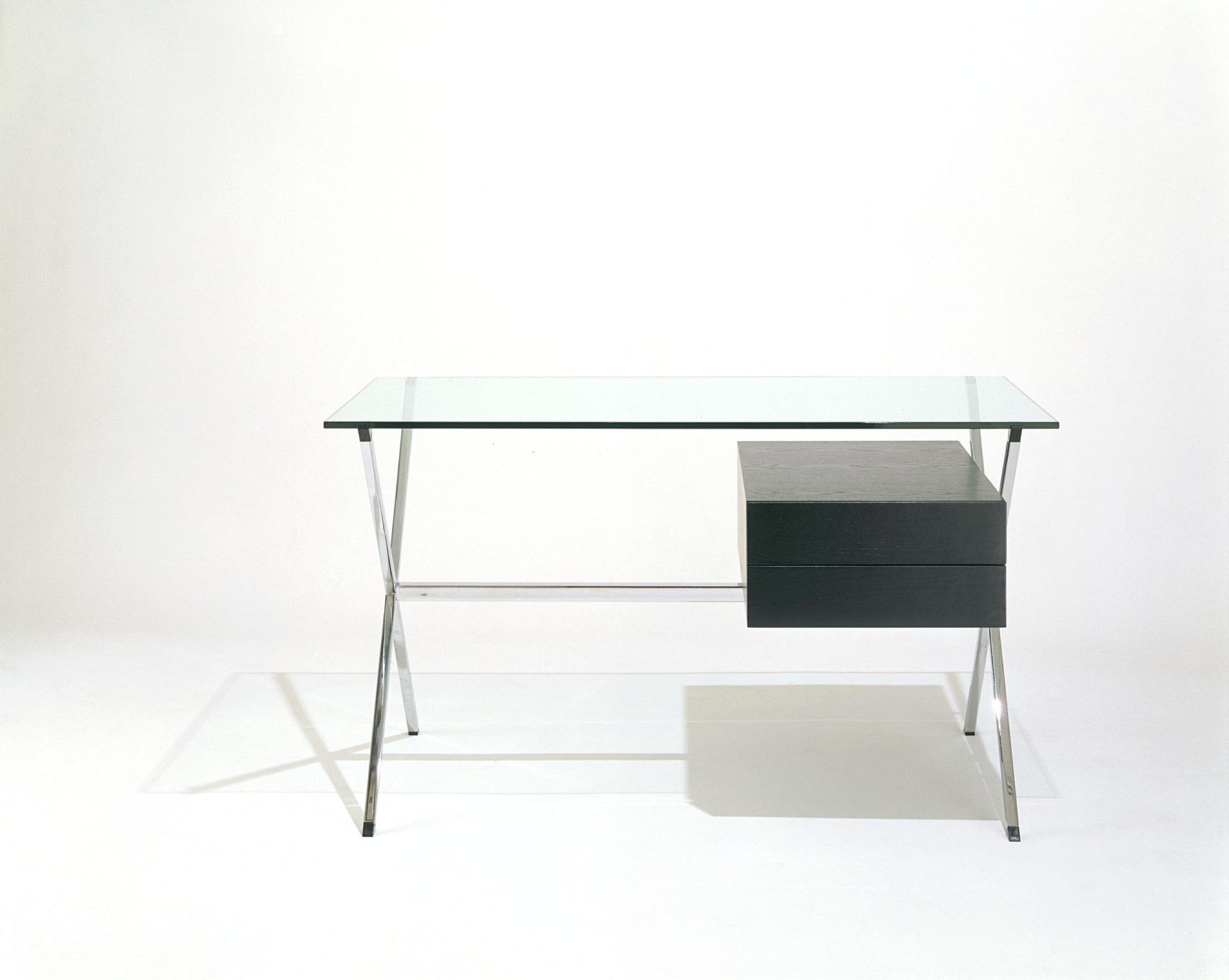 Albini desk, black stained oak drawer Albini desk, black stained oak drawer