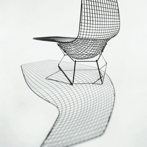 Bertoia Asymmetric Chaise, without upholstery