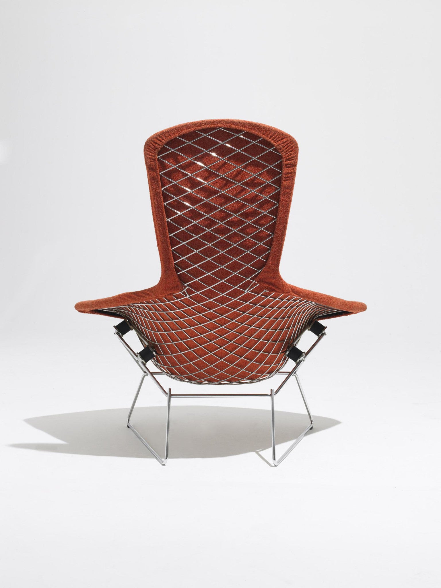 Bertoia Bird chair, red Tonus upholstery
