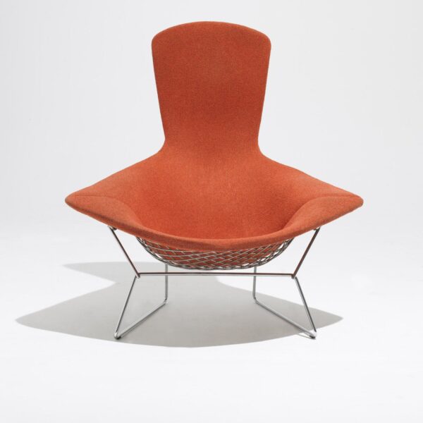 Bertoia Bird chair, red Tonus upholstery