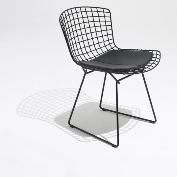 Bertoia Side Chair Outdoor in black