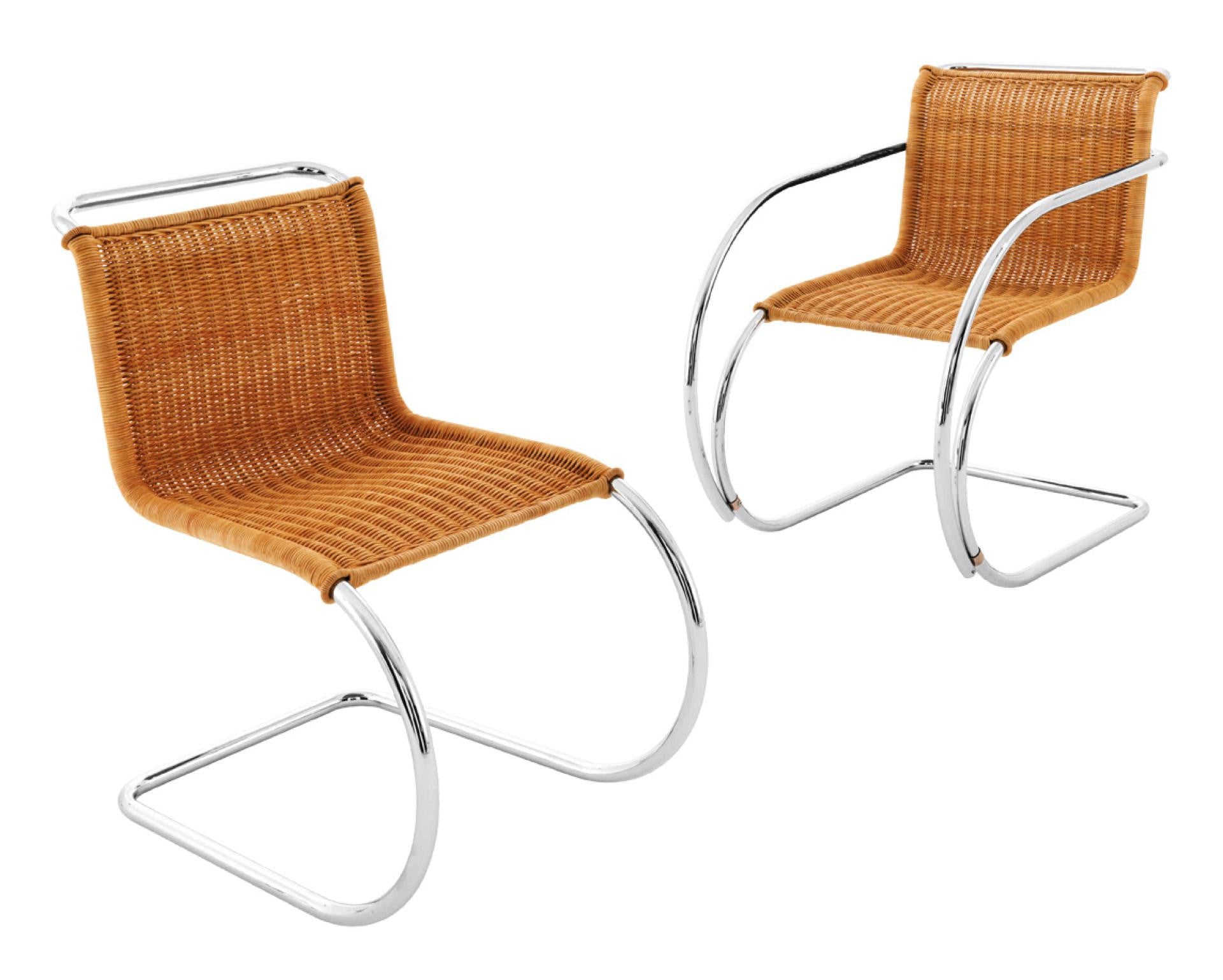 MR Side Chair, rattan