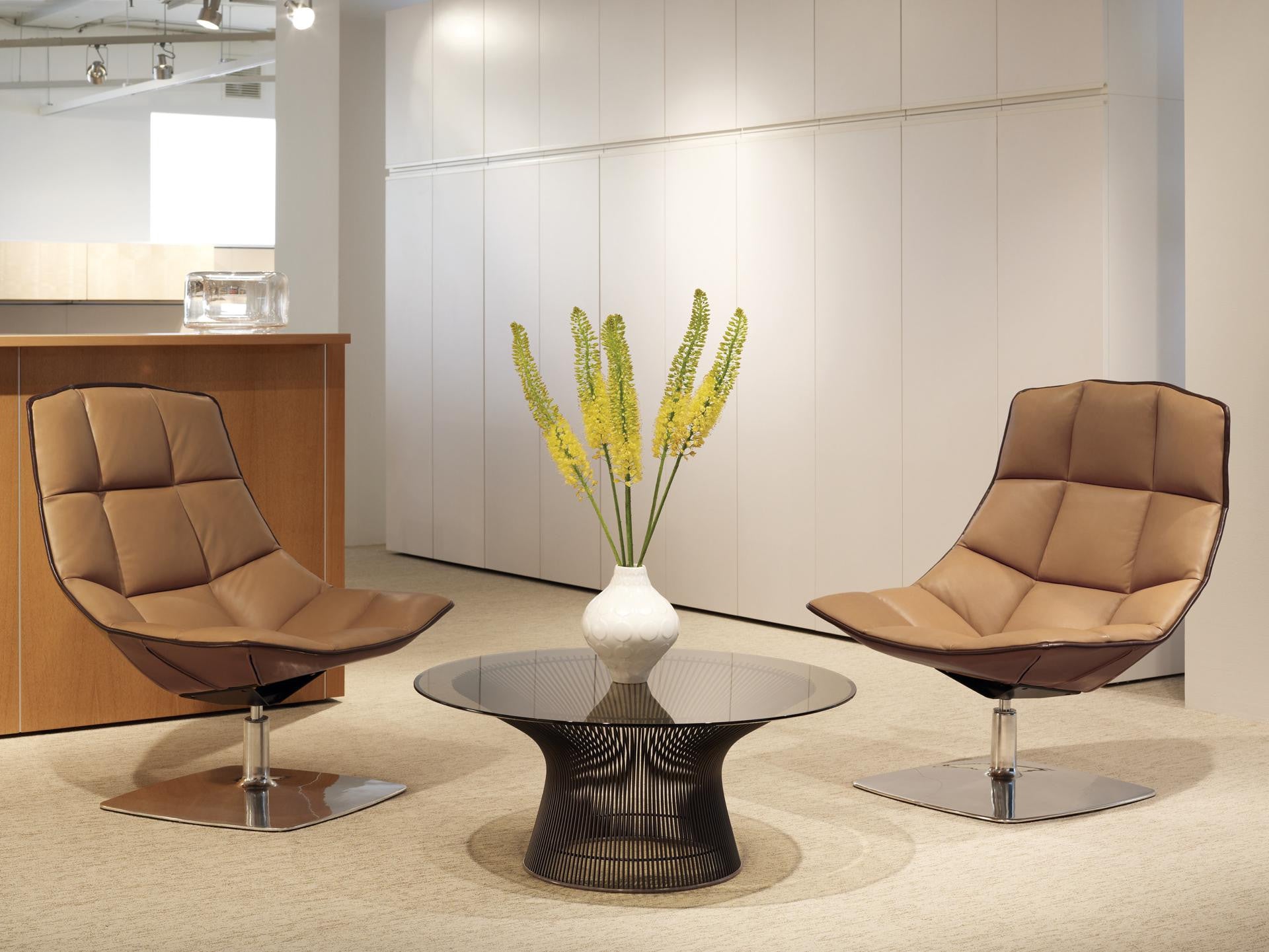 Platner Coffee Table and The Jehs Lounge Chair Wire Base Platner Coffee Table and The Jehs Lounge Chair Wire Base