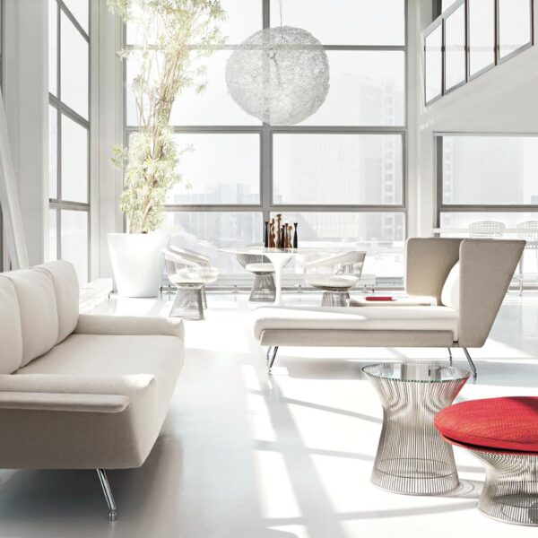 Platner Ottoman for Easy Chair
