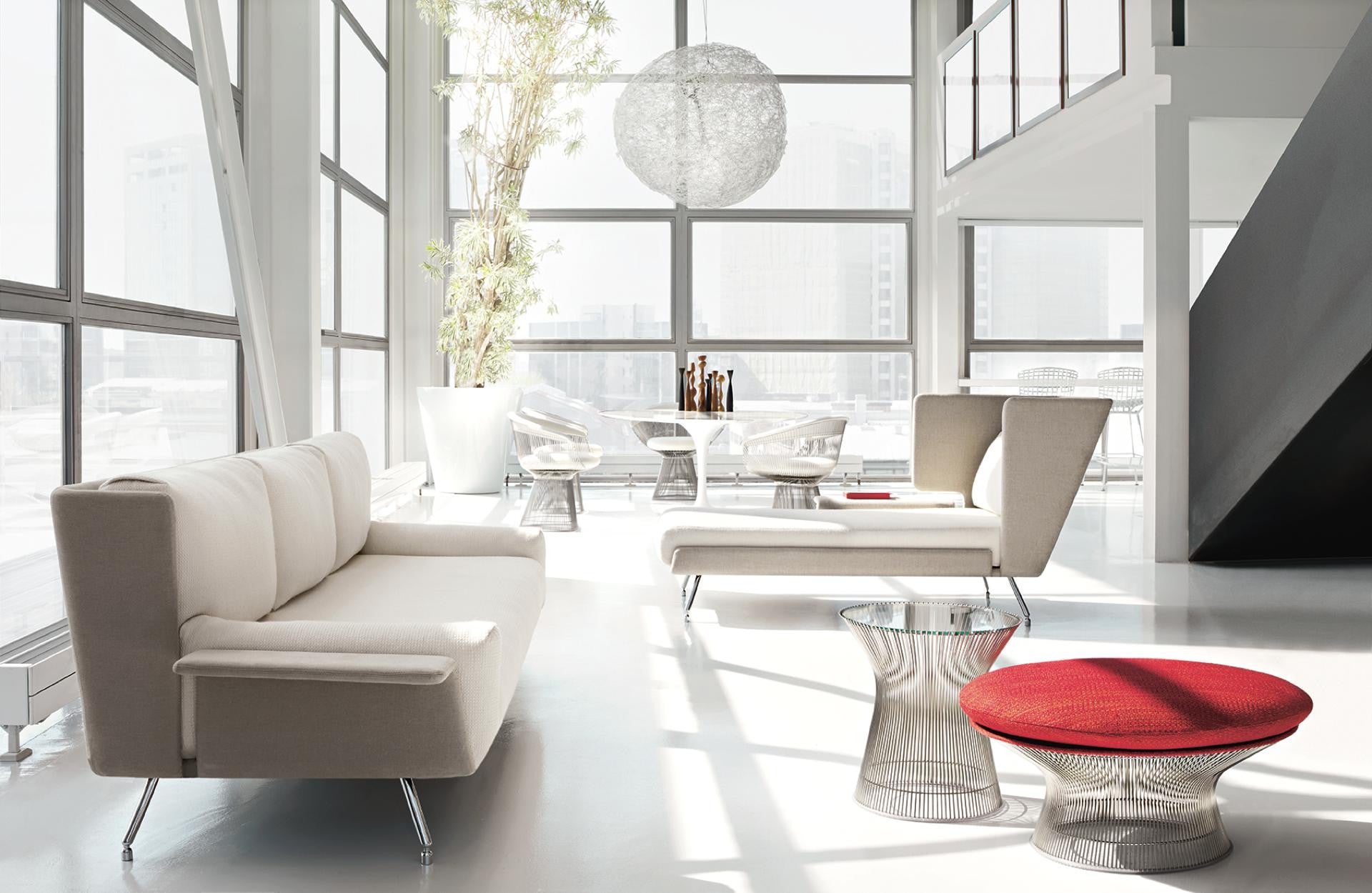 Platner Ottoman for Easy Chair