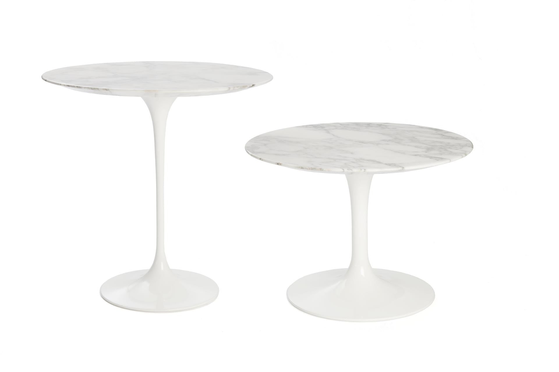 Saarinen Tulip Side Table Round Saarinen Tulip Side Table Round