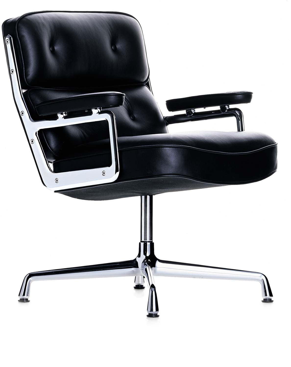 Eames Lobby Chair ES 108 black leather