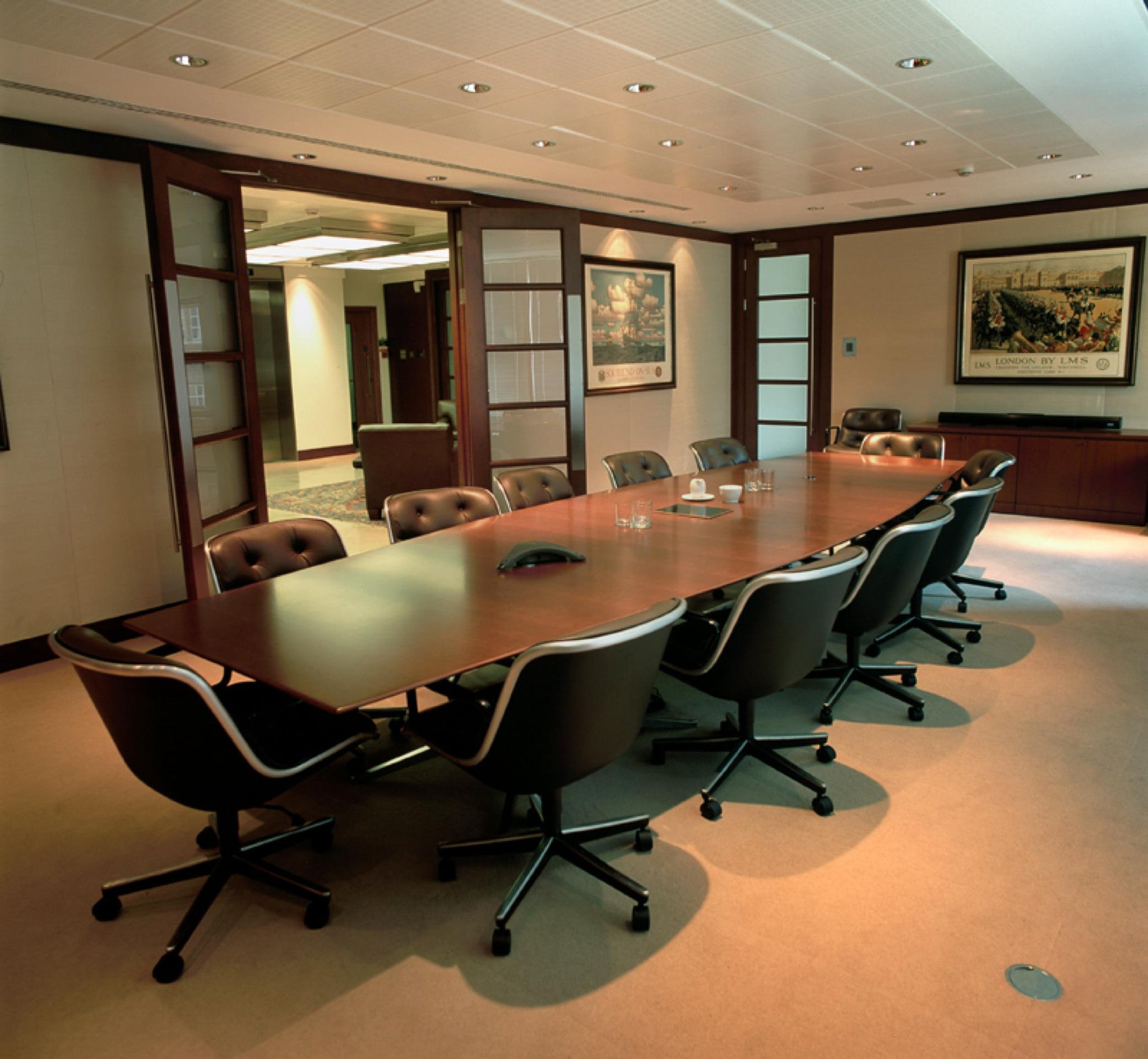 Florence Knoll Boat-Shaped Table Desk