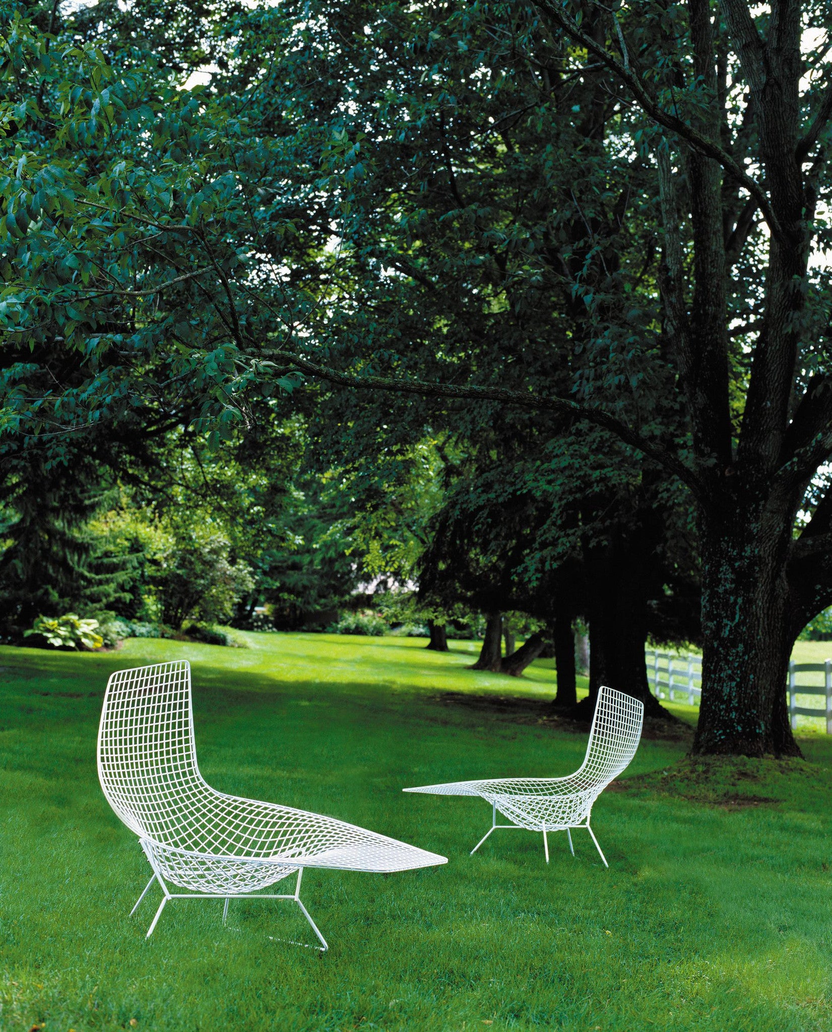 Bertoia Asymmetric Chaise Outdoor use