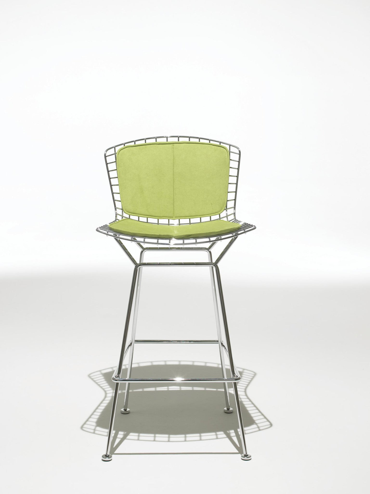 Bertoia Bar Stool green seat