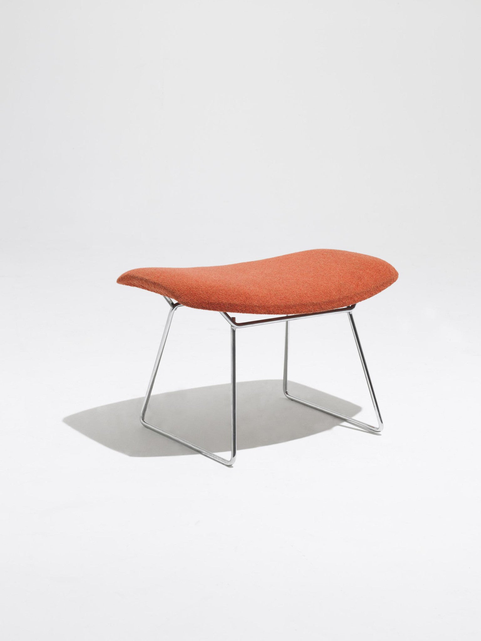 Bertoia Ottoman, tangerine