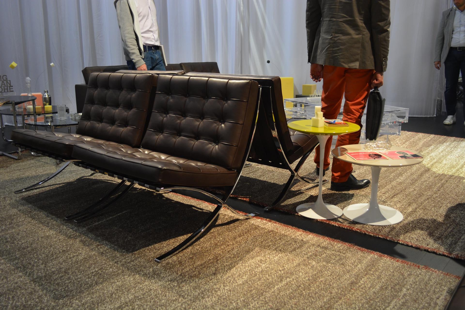 Mies van der Rohe Barcelona Relax chair, dark brown Venezia leather