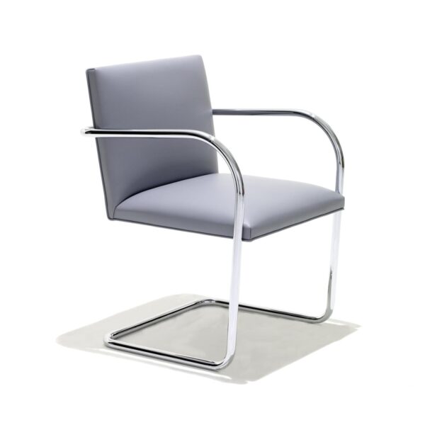 Brno Armchair Tubular in leather