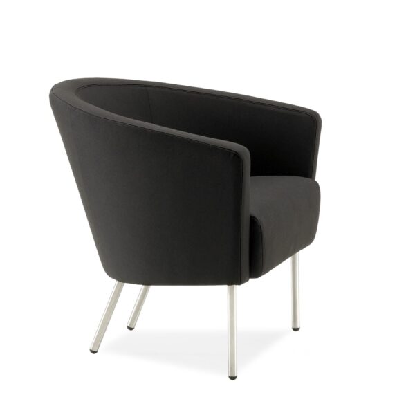 Boat Chair black fabric