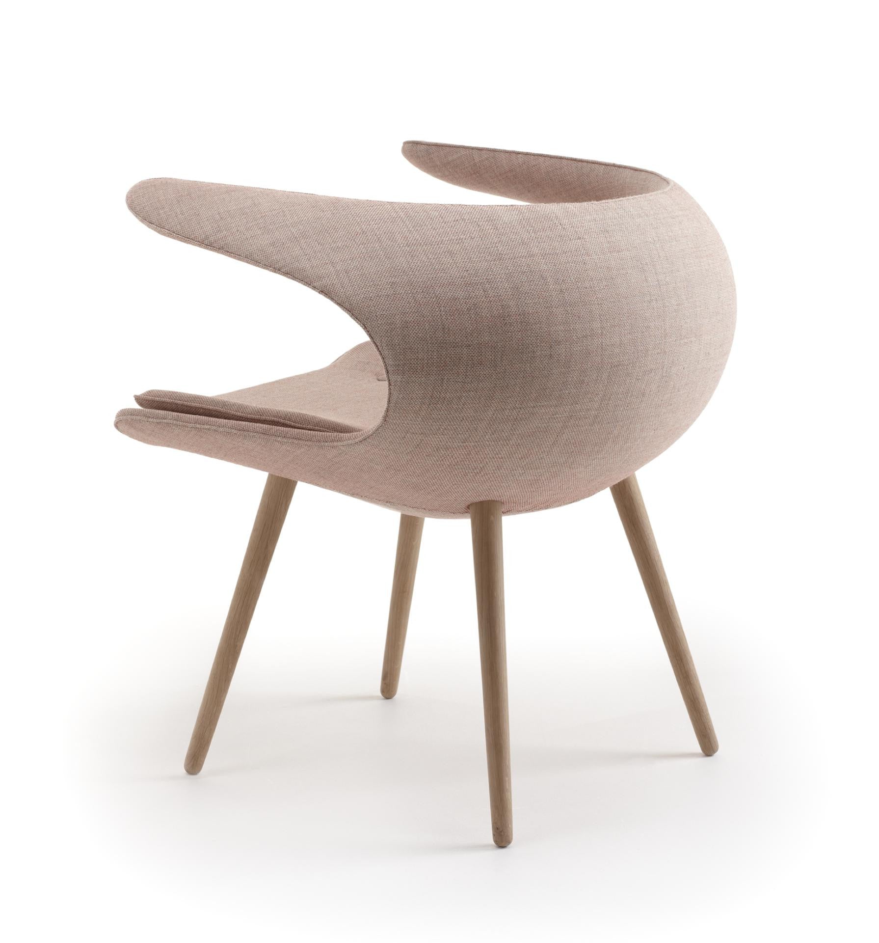 Frost Chair, light pink shell and cushion Frost Chair, light pink shell and cushion
