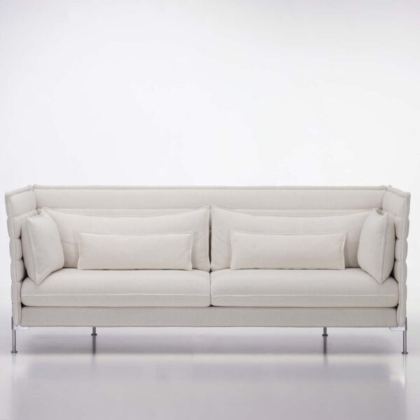 Alcove Sofa Three-Seater white