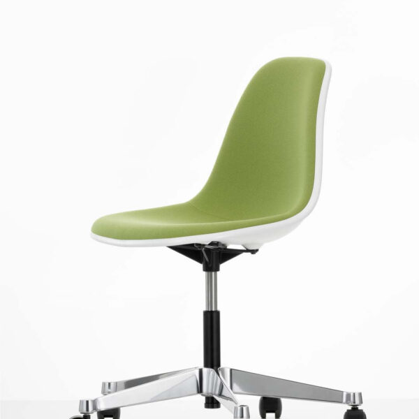 Eames Plastic Side Chair PSCC, full upholstery