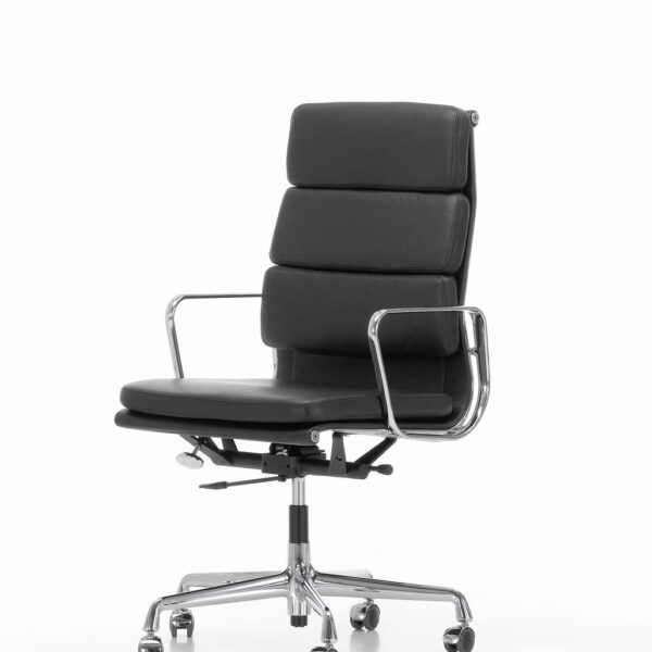 Eames Soft Pad Chair - EA 219 black leather