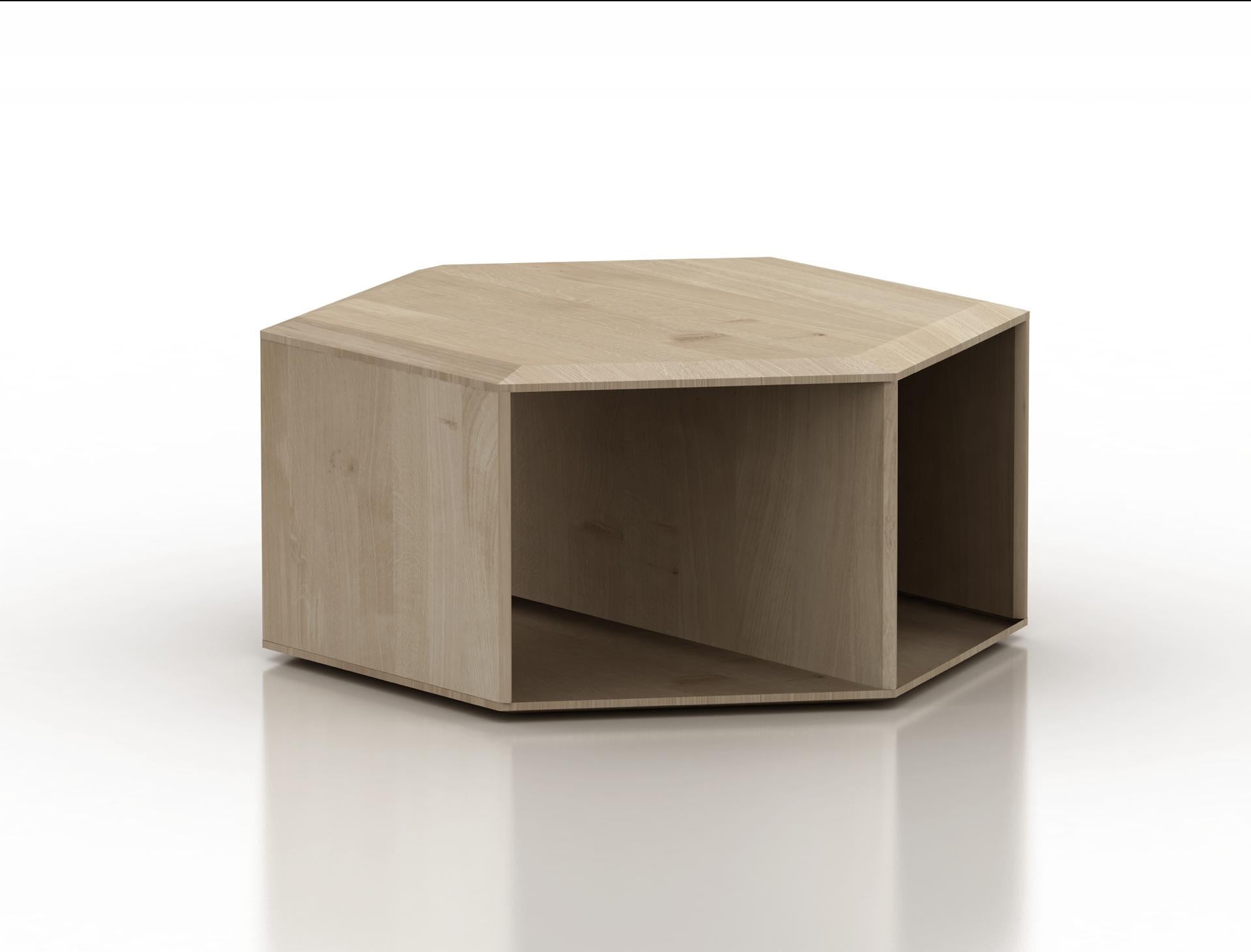 wewood-daniel-vieira-side-table-hexa-walnut-oak wewood-daniel-vieira-side-table-hexa-walnut-oak