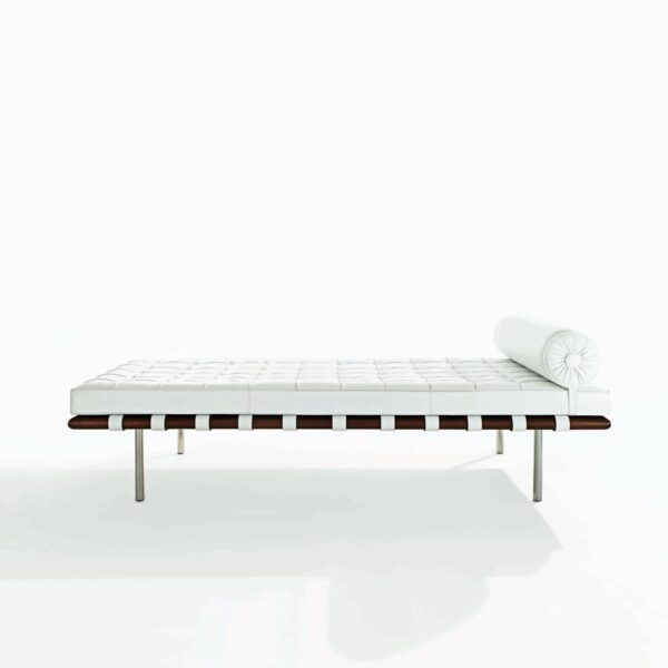Barcelona Day Bed leather white