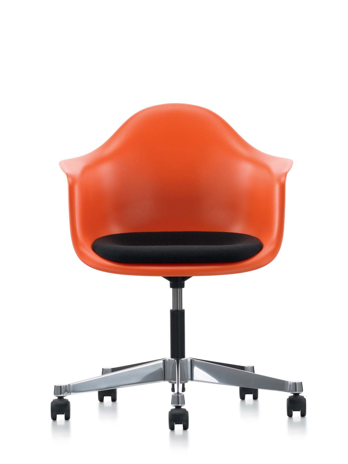 Eames Plastic Armchair (PACC), Seat Upholstered