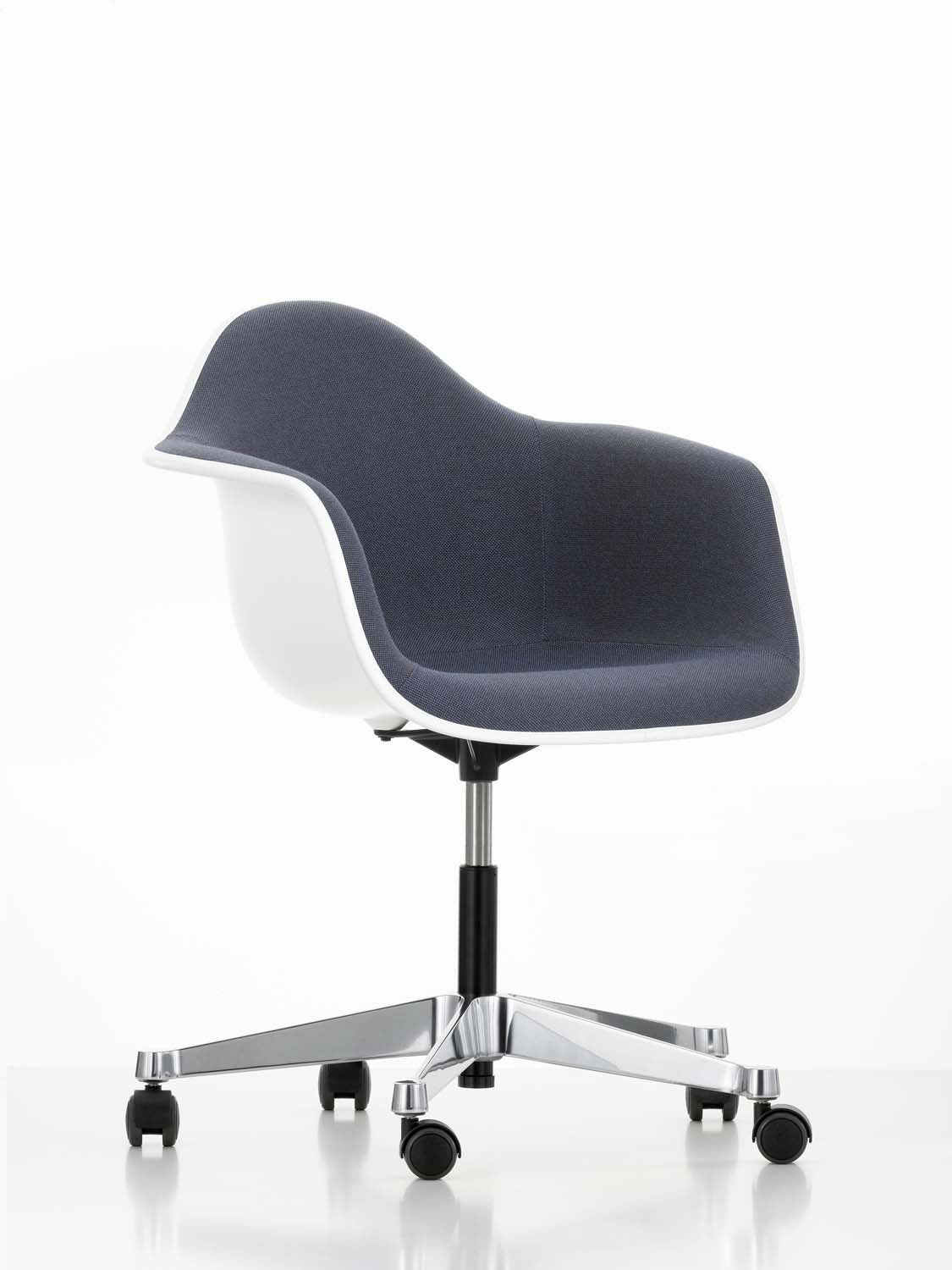 Eames Plastic Armchair (PACC), Fully Upholstered