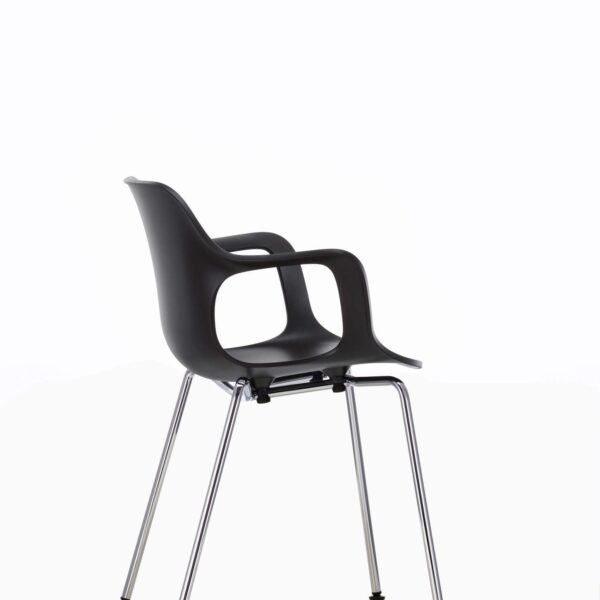 HAL Armchair Tube Stackable in black
