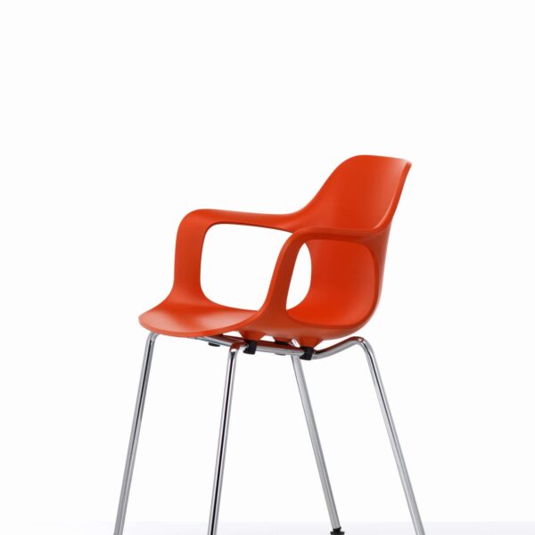 HAL Armchair Tube Stackable, red