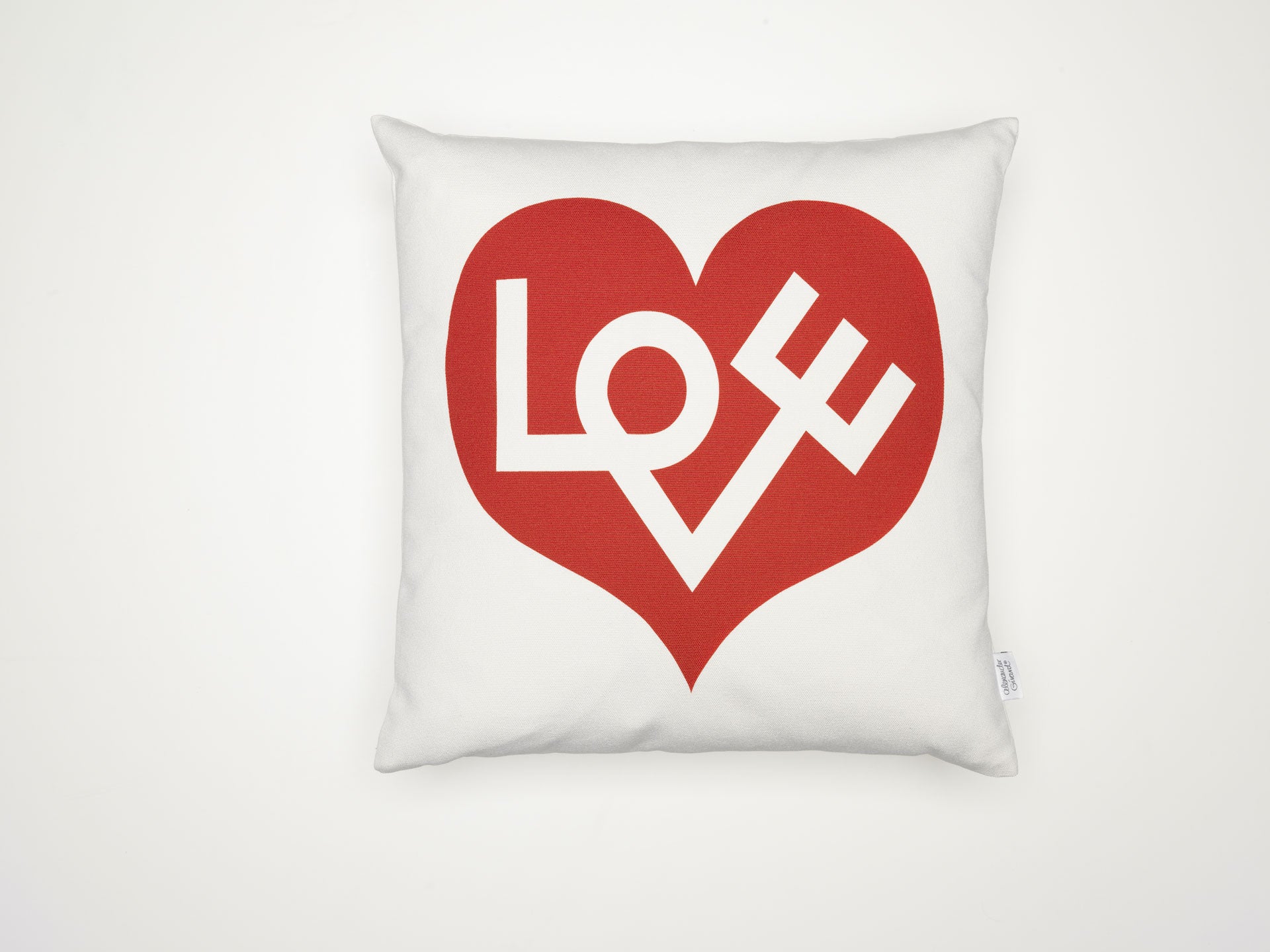 Graphic Print Pillows: Love