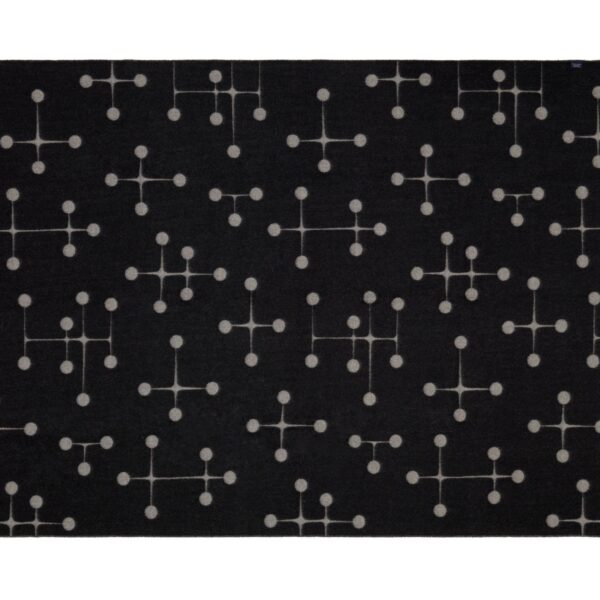 Eames Wool Blanket, black (front)