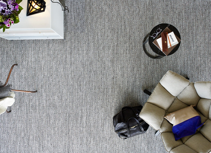 Kasthall Goose Eye Icon Rug grey