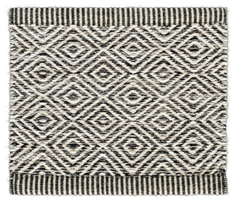 Kasthall Goose Eye Icon Rug - Soho, grey and white
