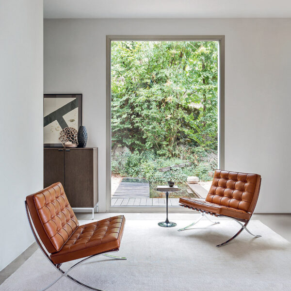 Mies van der Rohe Barcelona Relax chair, cognac Venezia leather