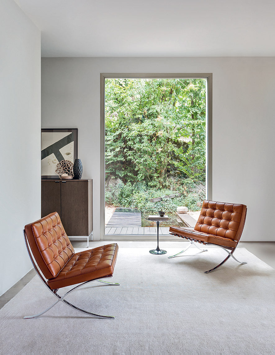 Mies van der Rohe Barcelona Relax chair, cognac Venezia leather